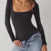 TTYL Bodysuit Black